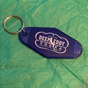 Deep Eddy Oversized Trendy Blue Tab Keychain